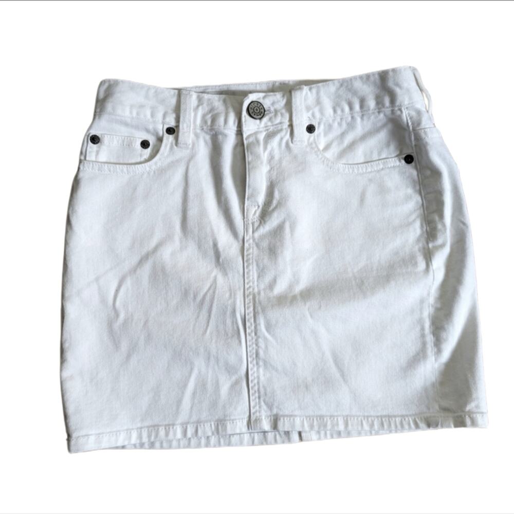 J. Crew White Mini Skirt